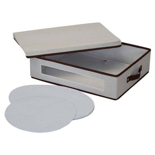 Household Essentials Plate Storage Box